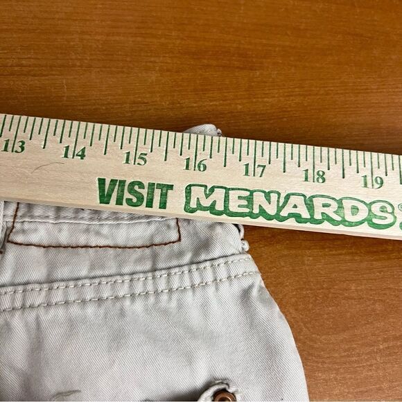 Calvin Klein jeans, men’s 36 x 30, cream colored pants. Pockets, belt, loops - Picture 5 of 7